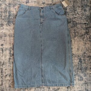NWT Elisabeth Sport By Liz Claiborne Denim Jean Skirt Size 20